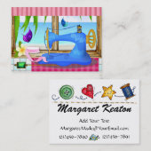 裁縫名刺 名刺 (正面/裏面)