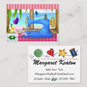 裁縫名刺 名刺 (正面/裏面)