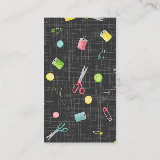 裁縫型 名刺 (裏面)