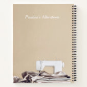 裁縫変更の船員 ノートブック (裏面)