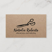 裁縫変更シーフェストテーラーク素朴ラフト 名刺 (正面)