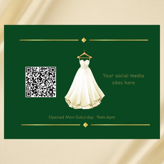 裁縫変更名刺エメラルドグリーン 名刺