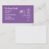 裁縫婦のテーマ 名刺 (正面/裏面)