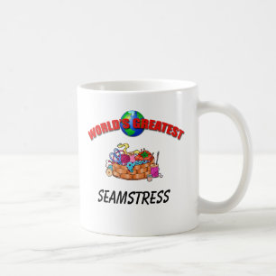 裁縫婦の世界の最も素晴らしいマグ コーヒーマグカップ