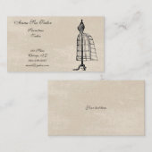 裁縫婦の名刺 名刺 (正面/裏面)