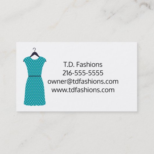 裁縫婦の名刺 名刺 (裏面)