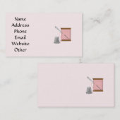 裁縫婦の芸術および技術の名刺 名刺 (正面/裏面)