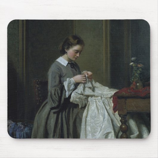 裁縫婦 マウスパッド (正面)