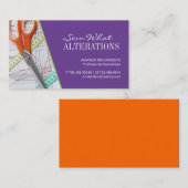 裁縫婦\服メーカーの名刺 名刺 (正面/裏面)