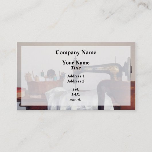 裁縫室 名刺 (正面)