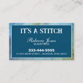 裁縫師、縫製またはその他の会社 名刺 (正面)