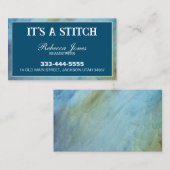 裁縫師、縫製またはその他の会社 名刺 (正面/裏面)