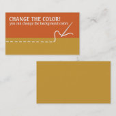 裁縫手のステッチの針の糸の名刺 名刺 (正面/裏面)