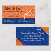 裁縫手縫い針糸キルティング 名刺 (正面/裏面)