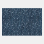 裁縫日本のパターンのラッピング紙 ラッピングペーパーシート (正面3)