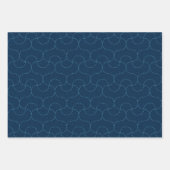 裁縫日本のパターンのラッピング紙 ラッピングペーパーシート (正面2)