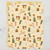 裁縫概念 (正面/裏面)