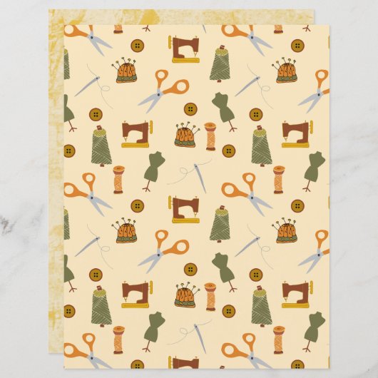 裁縫概念 (正面/裏面)