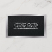 裁縫機および布帛 名刺 (裏面)