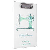 裁縫機のシームストレス水彩 クリップボード (右)