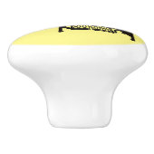 裁縫機の漫画イラストレーション セラミックノブ (側面)