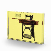 裁縫機の漫画イラストレーション フォトブロック (右)