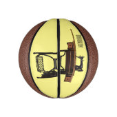 裁縫機の漫画イラストレーション ミニバスケットボール (縦)