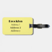 裁縫機の漫画イラストレーション ラゲッジタグ (裏面横)