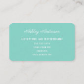 裁縫機シームストレス水彩名刺 名刺 (裏面)