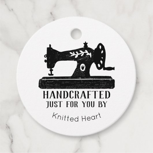 裁縫機手作り フェイバータグ (正面)