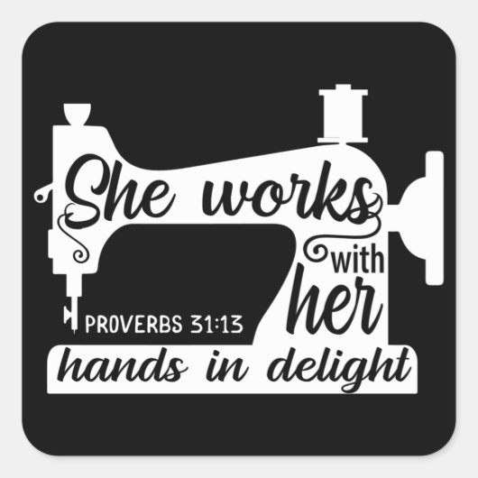 裁縫機械キルティングクロッチェットフェイスイエスゴッド スクエアシール (正面)