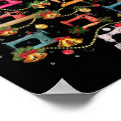 裁縫機械クリスマスツリー ポスター (角)