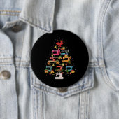 裁縫機械クリスマスツリー 缶バッジ (インサイチュ)