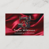 裁縫機械シーメストレレッド 名刺 (正面)