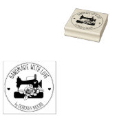 裁縫機械フローラは愛で手作り ラバースタンプ (押印)