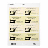 裁縫機械ラベル大型で手作り ラベル (フルシート)