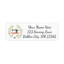 裁縫機械リース ラベル