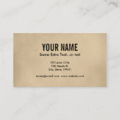 裁縫機械ヴィンテージイラストレーション 名刺 (裏面)