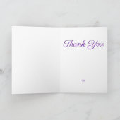 裁縫機械ヴィンテージ おもしろい サンキューカード (内部)