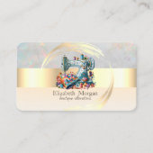 裁縫機械代替オパールホログラフィック 名刺 (正面)