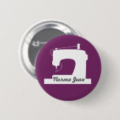 裁縫機械工芸品展 缶バッジ (正面&裏面)