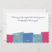 裁縫機械布縫いクリスマスカード シーズンカード (裏面)