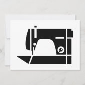 裁縫機械招待状 招待状 (正面)