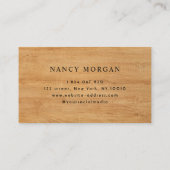 裁縫機械木材名刺 名刺 (裏面)