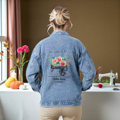 裁縫機械白黒テーラークレーフター デニムジャケット