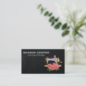 裁縫機械花 | 船乗り 名刺 (スタンド正面)