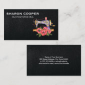 裁縫機械花 | 船乗り 名刺 (正面/裏面)