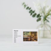 裁縫機械 – 国内裁縫機械、名称… 名刺 (スタンド正面)