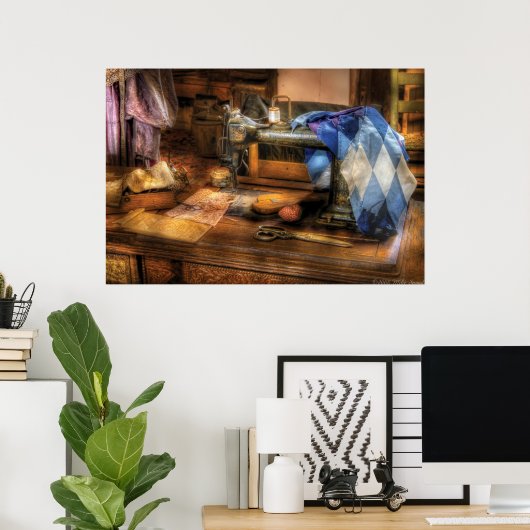 裁縫機械 – 裁縫機械III ポスター (ホームオフィス)