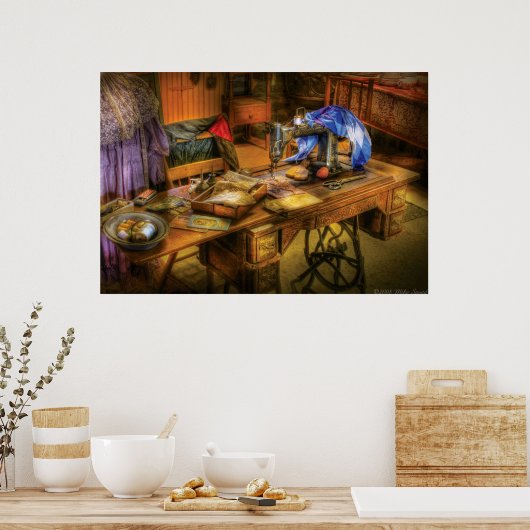 裁縫機械 – 裁縫機械IV ポスター (キッチン)